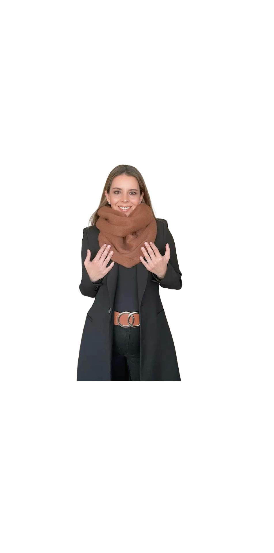 Cuello Fieltro Café Moro 🤎