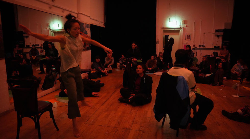 Image: Jan-Ming Lee performing in her work Night Archives | Photographer: Joy Chao