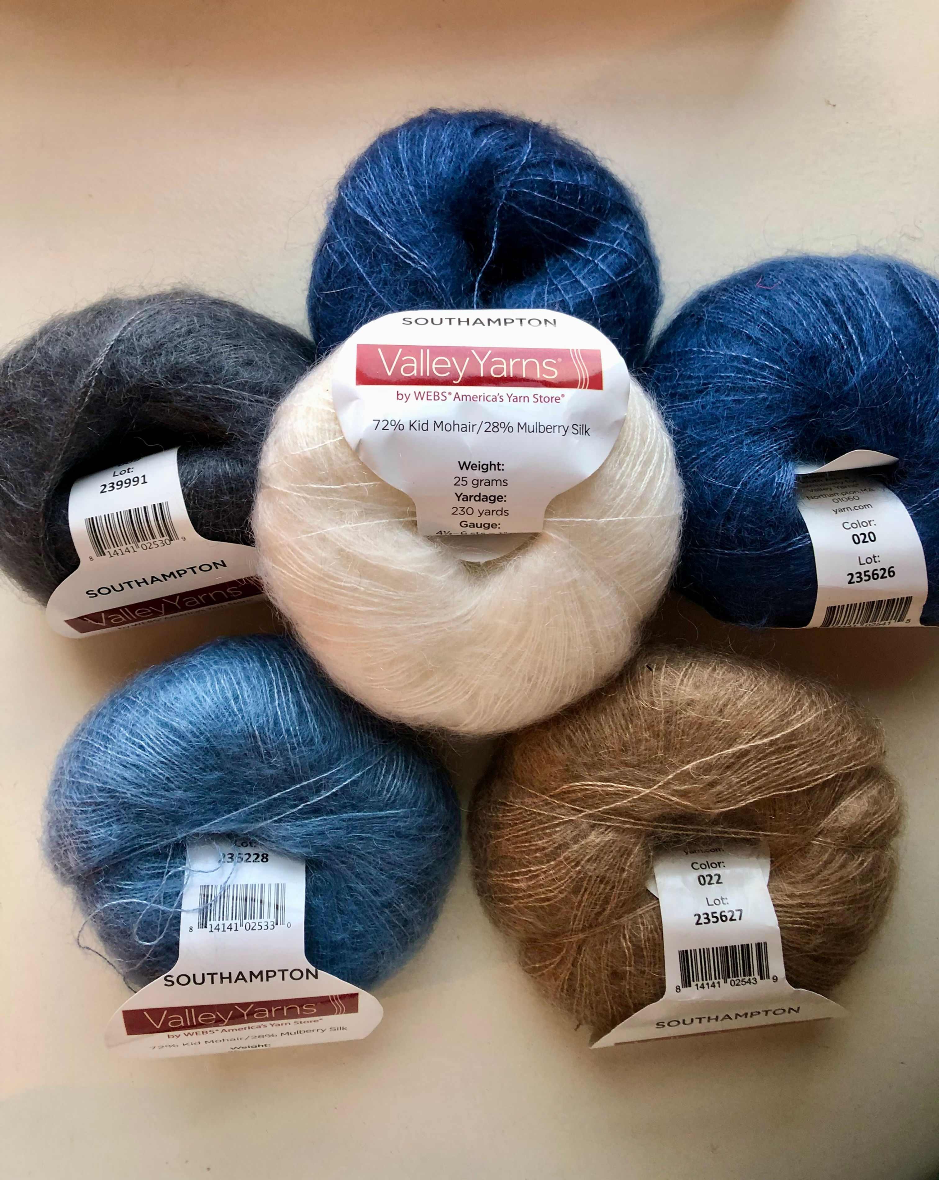 Mixed Leftover Mohair Lot