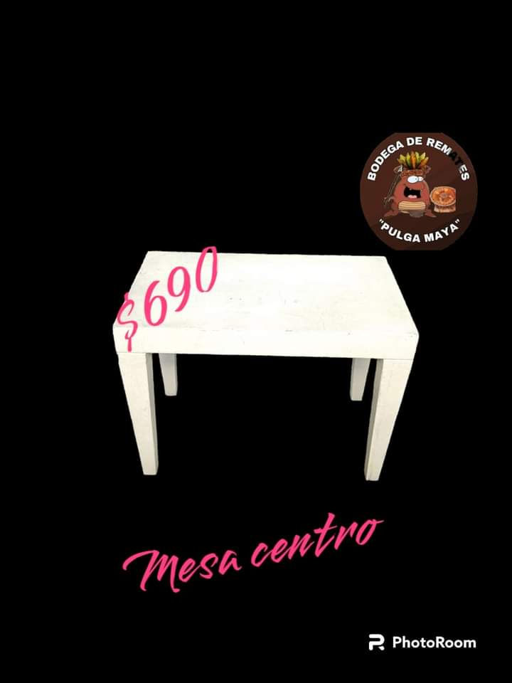 Mesa de centro blanca