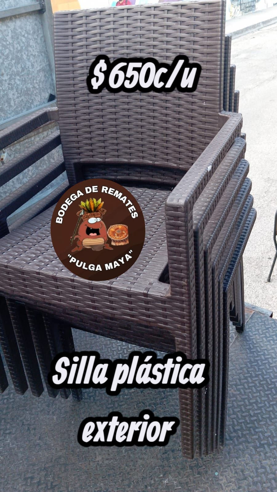 Silla plástico