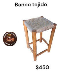 Banco tejido