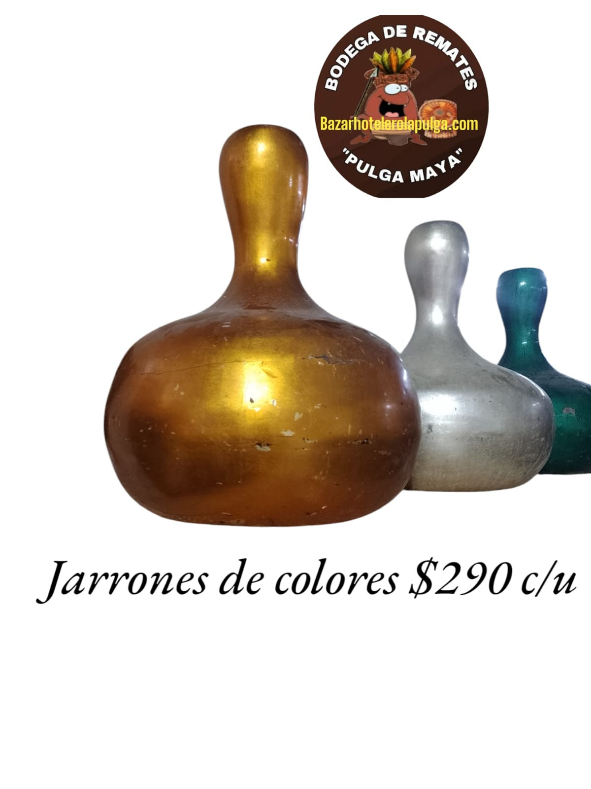 Jarrón de colores