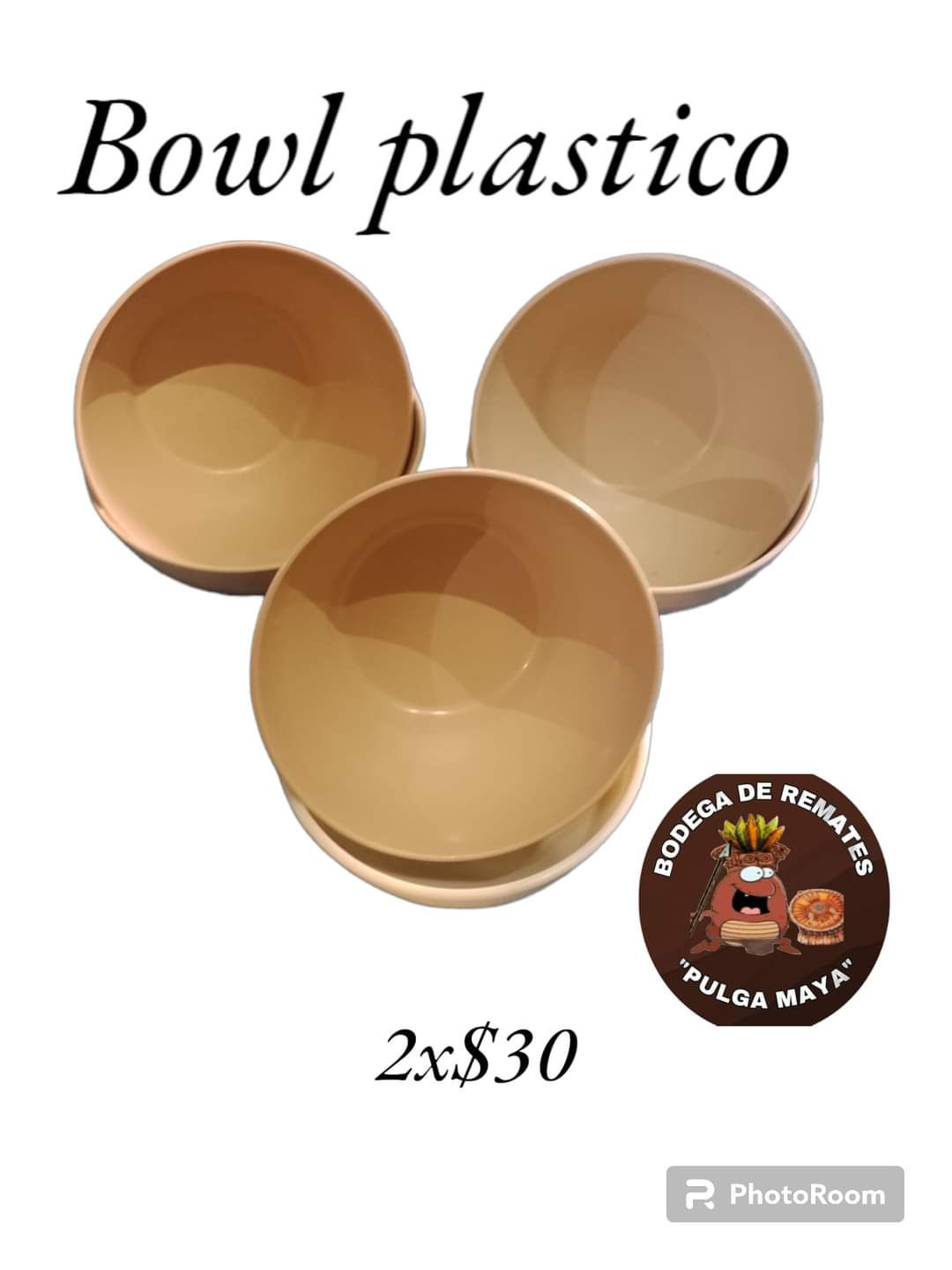 Bowl de plástico