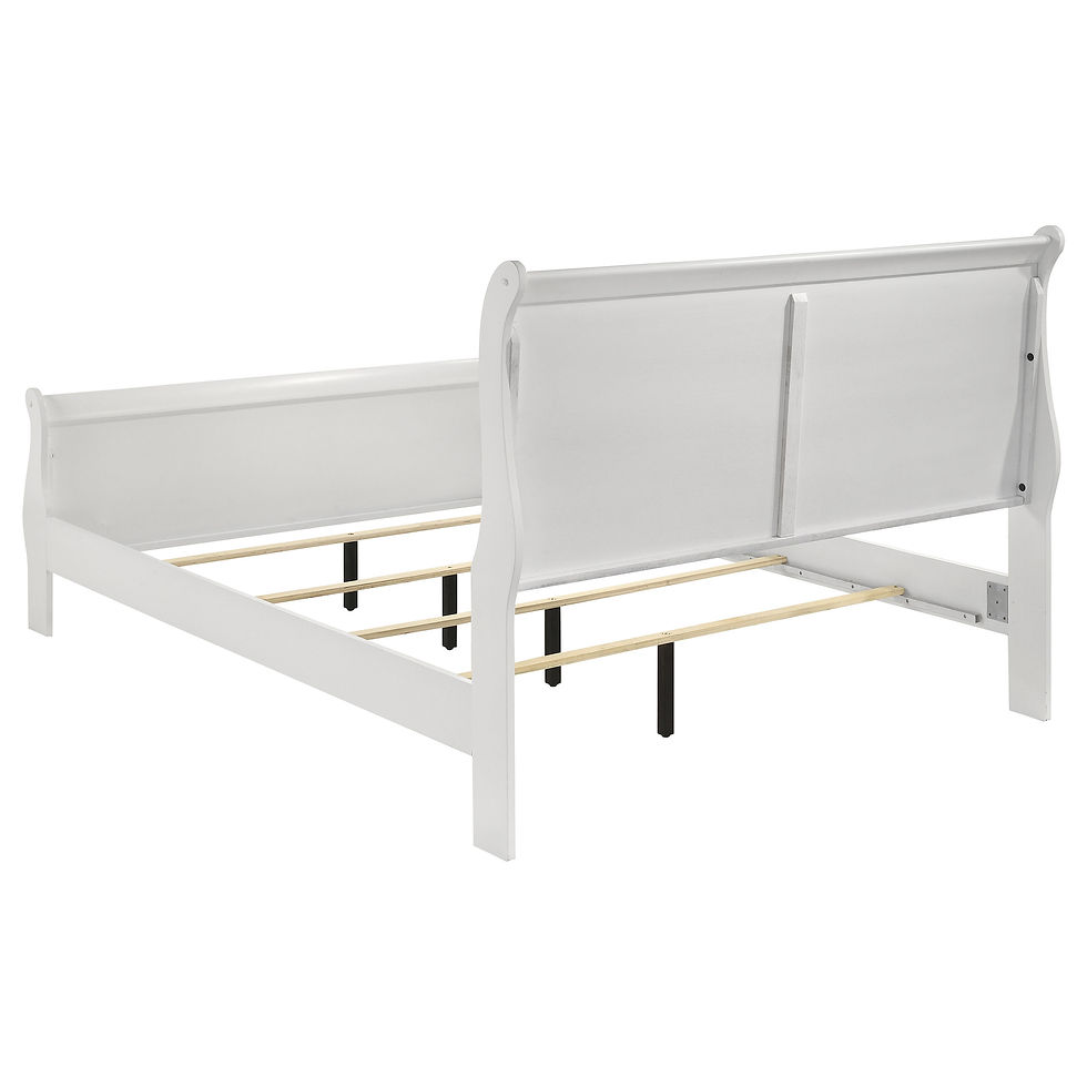 Thumbnail: Louis Philippe 5-piece Queen Bedroom Set White