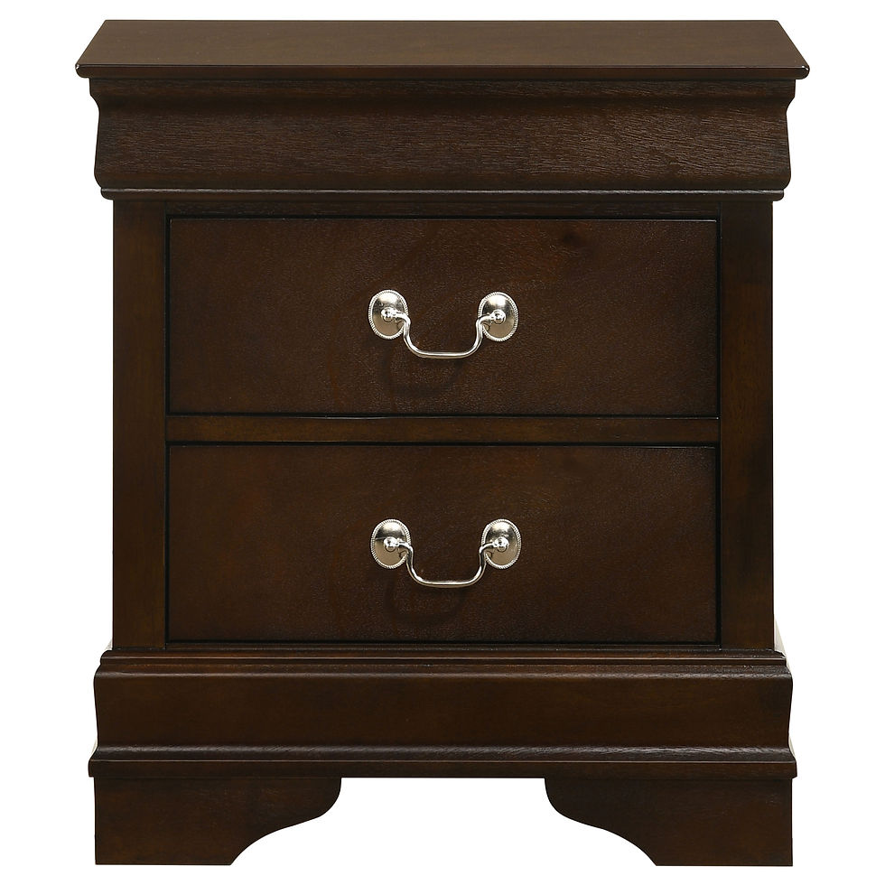 Thumbnail: Louis Philippe 4-piece Full Bedroom Set Cappuccino