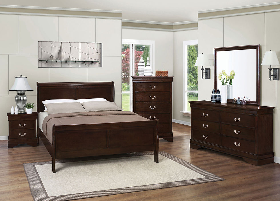 Thumbnail: Louis Philippe Bedroom Collection Cappuccino