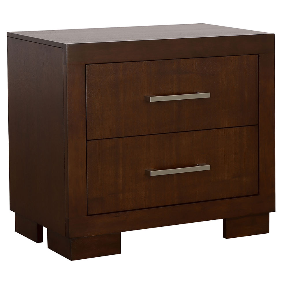 Thumbnail: Jessica 5-piece Queen LED Bedroom Set Cappuccino