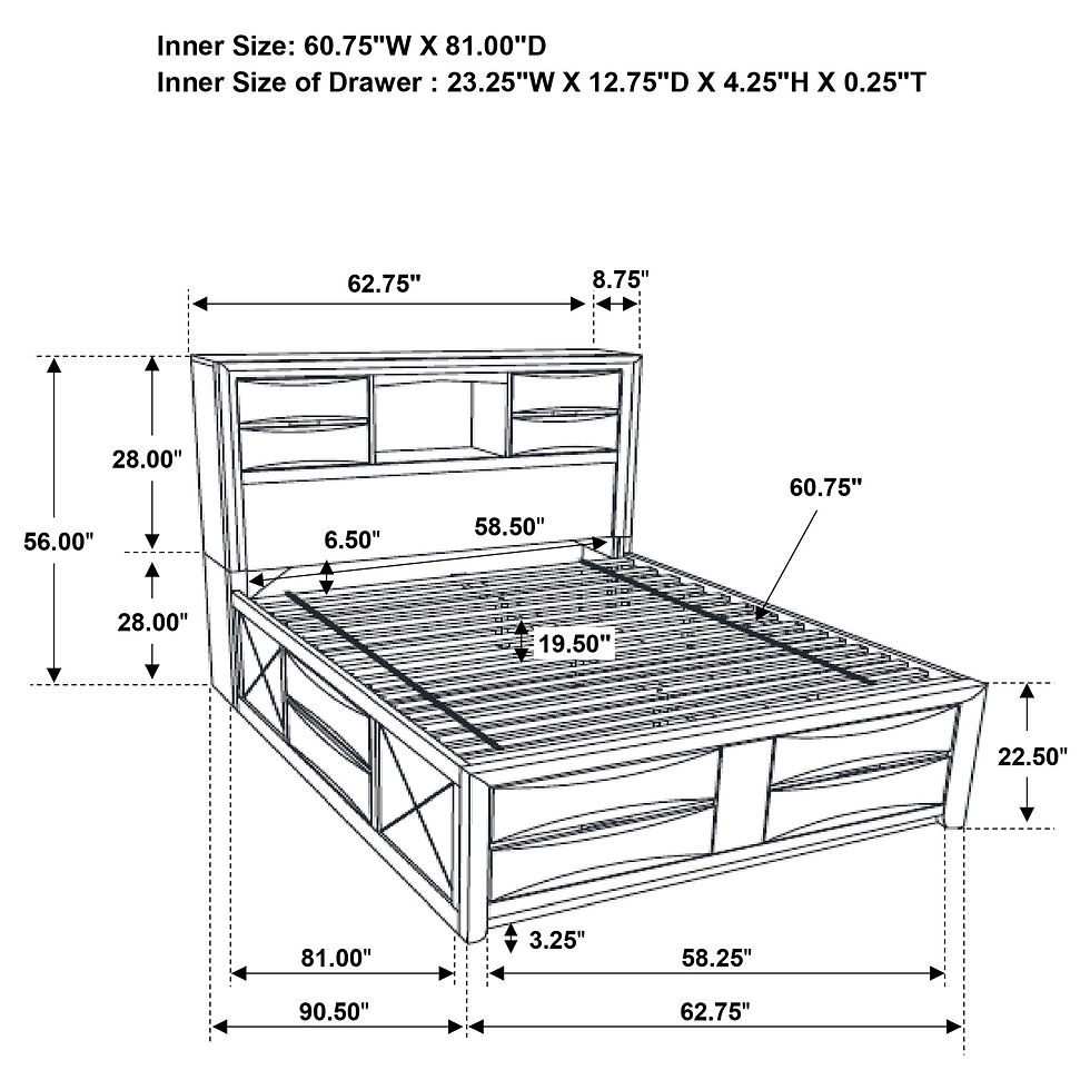 Thumbnail: Briana 5-piece Queen Bedroom Set Black