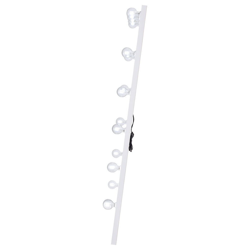 Thumbnail: Zayan 32 x 71 Inch Floor Mirror LED Lighting White Gloss