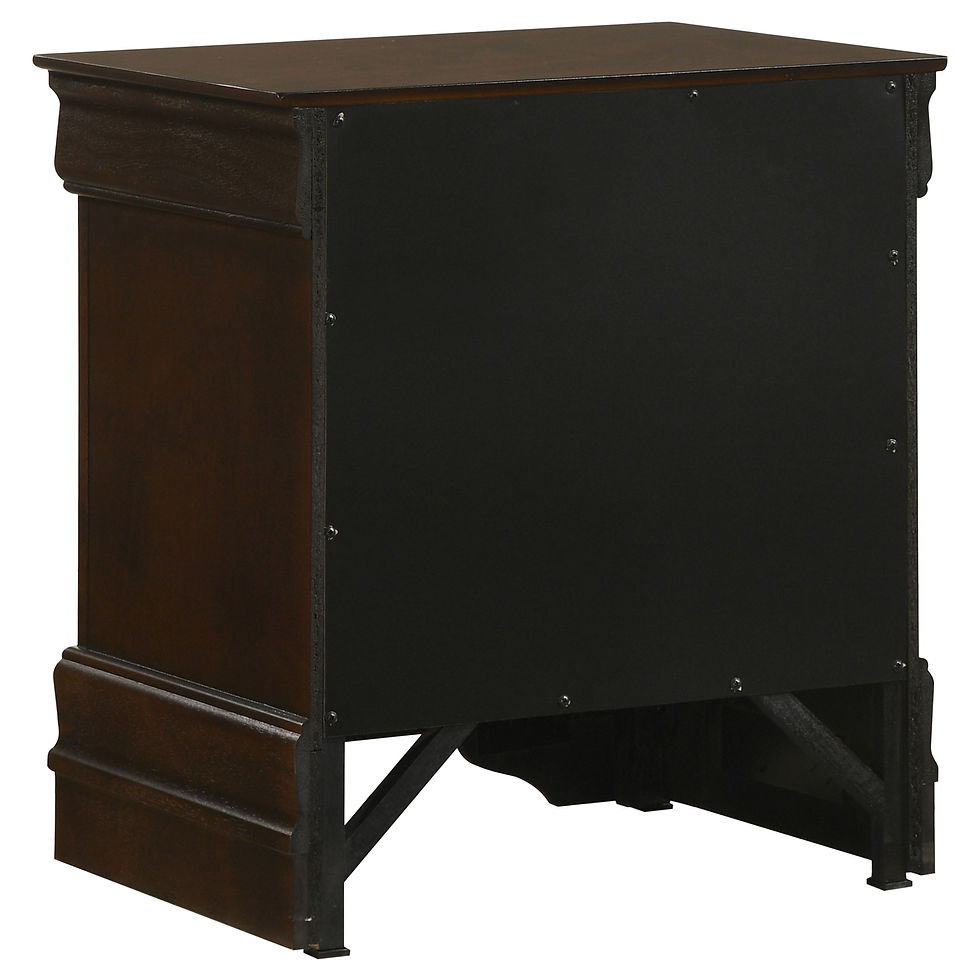 Thumbnail: Louis Philippe 4-piece Twin Bedroom Set Cappuccino