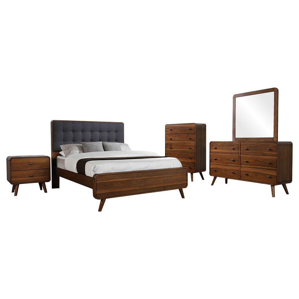 Thumbnail: Robyn Bedroom Collection Dark Walnut