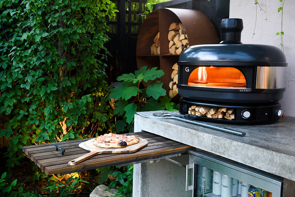 Outdoor kitchen and pizza oven
