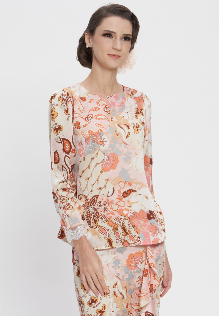 Thumbnail: Loveaisyah Floral Lace Blouse Top