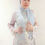 Thumbnail: Loveaisyah Premium Batik Lilac Sky Blue long modern Baju Kurung
