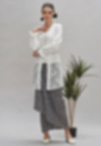 trendy fashionable kebaya raya 2025