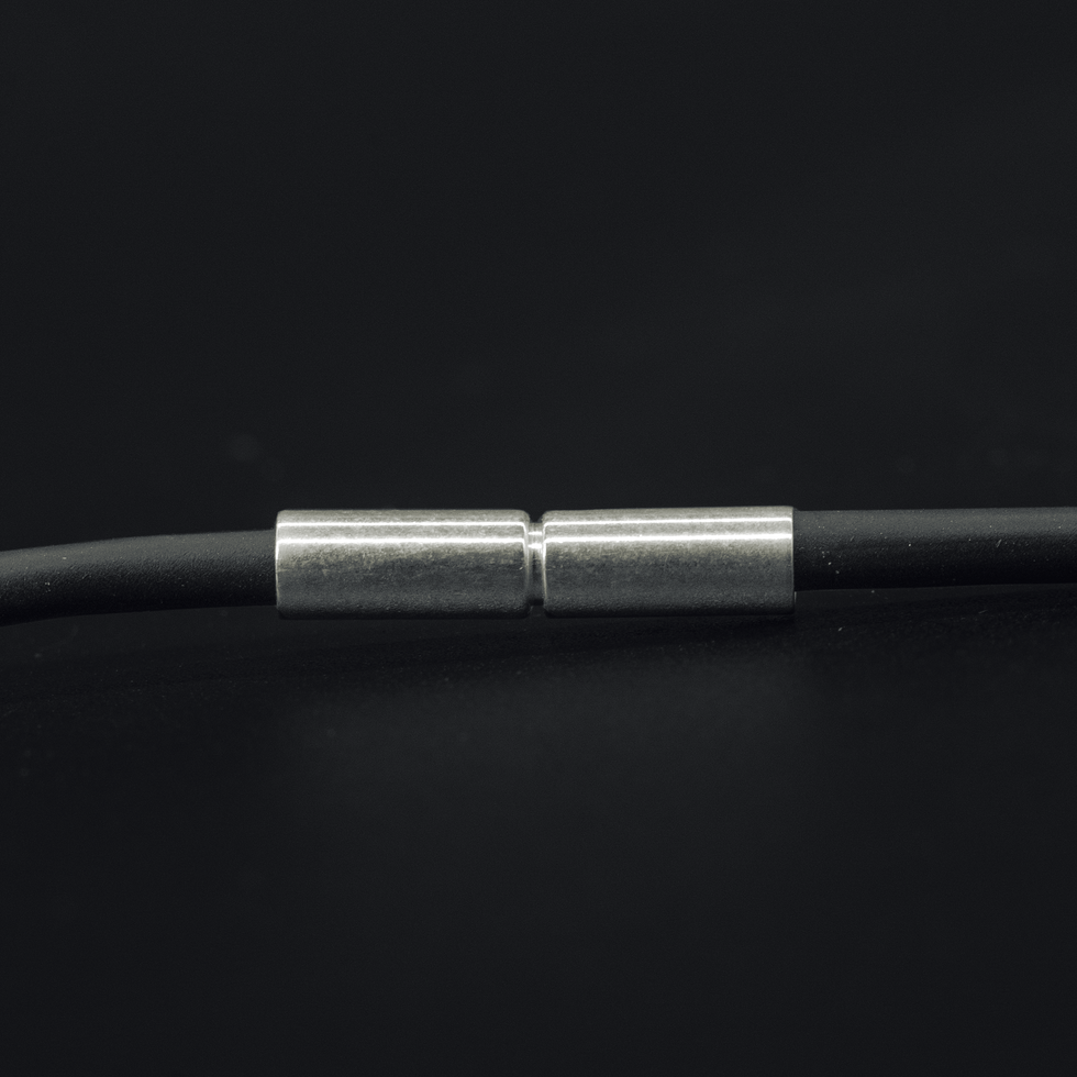 Neckalce bayonet lock in 925 Sterling Silver