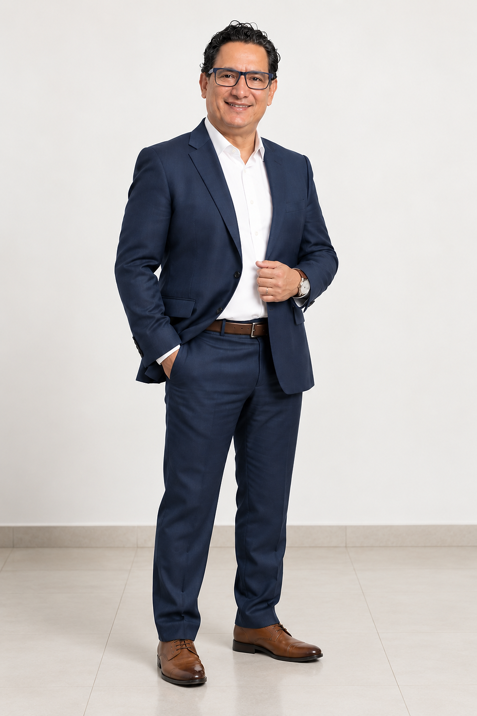 Jorge A. Díaz Martell, contador público colegiado, con vestimenta formal, representante del Estudio Contable Díaz Martell en Perú.