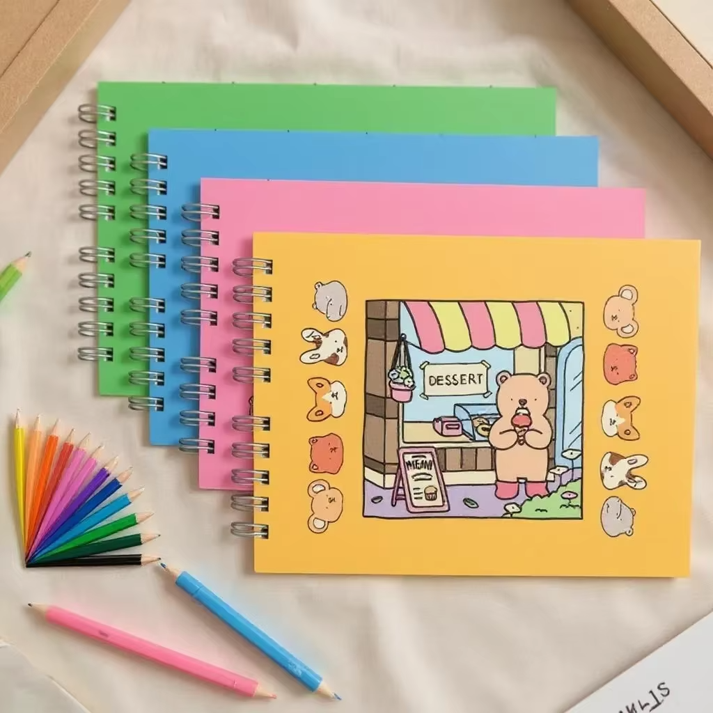 Livro de Colorir Bobbie Goods com 50 Folhas - Desenhos Infantis e Adultos