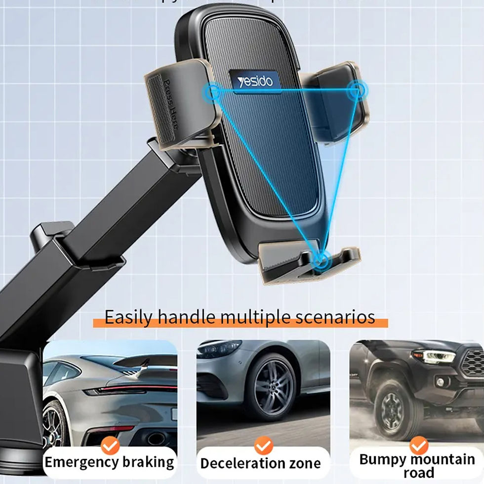Μικρογραφία: Car Holder (C262) - Gravity Grip, Dashboard/Windshield - Black