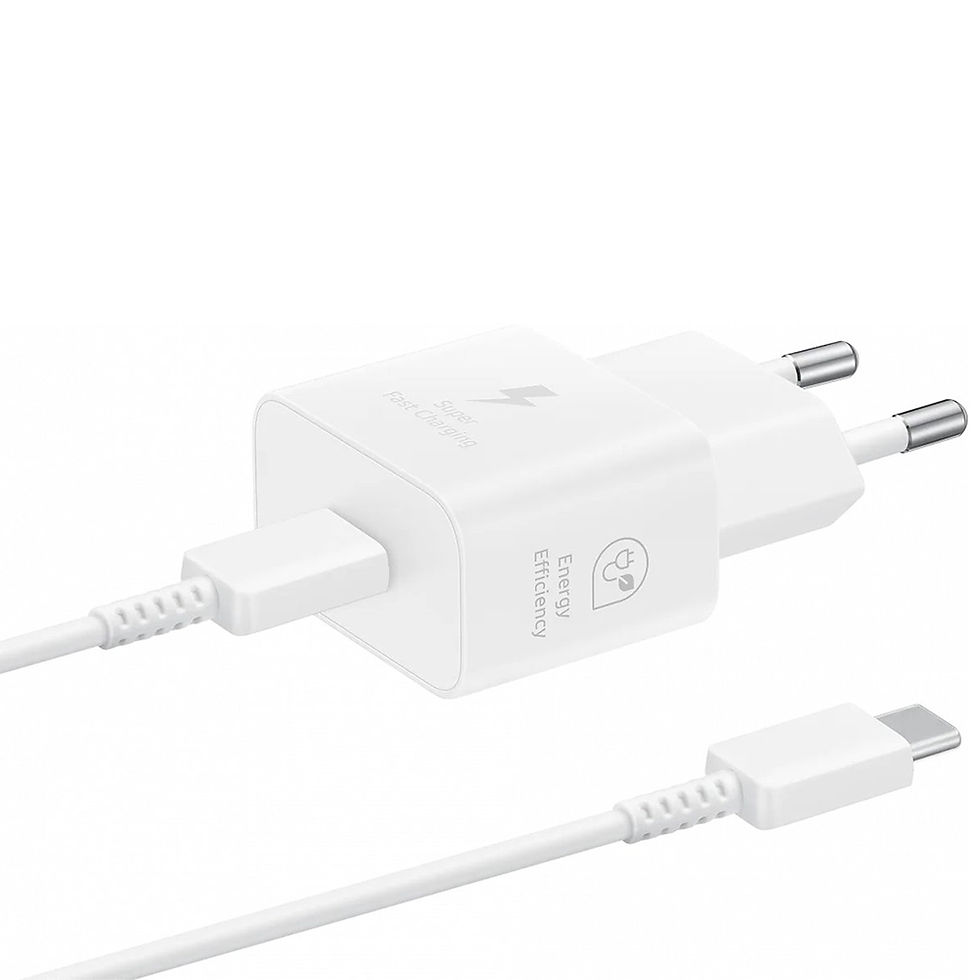 Μικρογραφία: Samsung - Original Charger - Type-C 25W, Super Charging with Cable USB-C - White