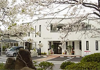 【外観】院内からは桜が見えるように設計されています