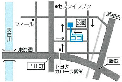 竹浦医院への案内地図