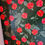 Thumbnail: 18"x55" *Smooth vinyl* Roses leaves-green linen-sm scale