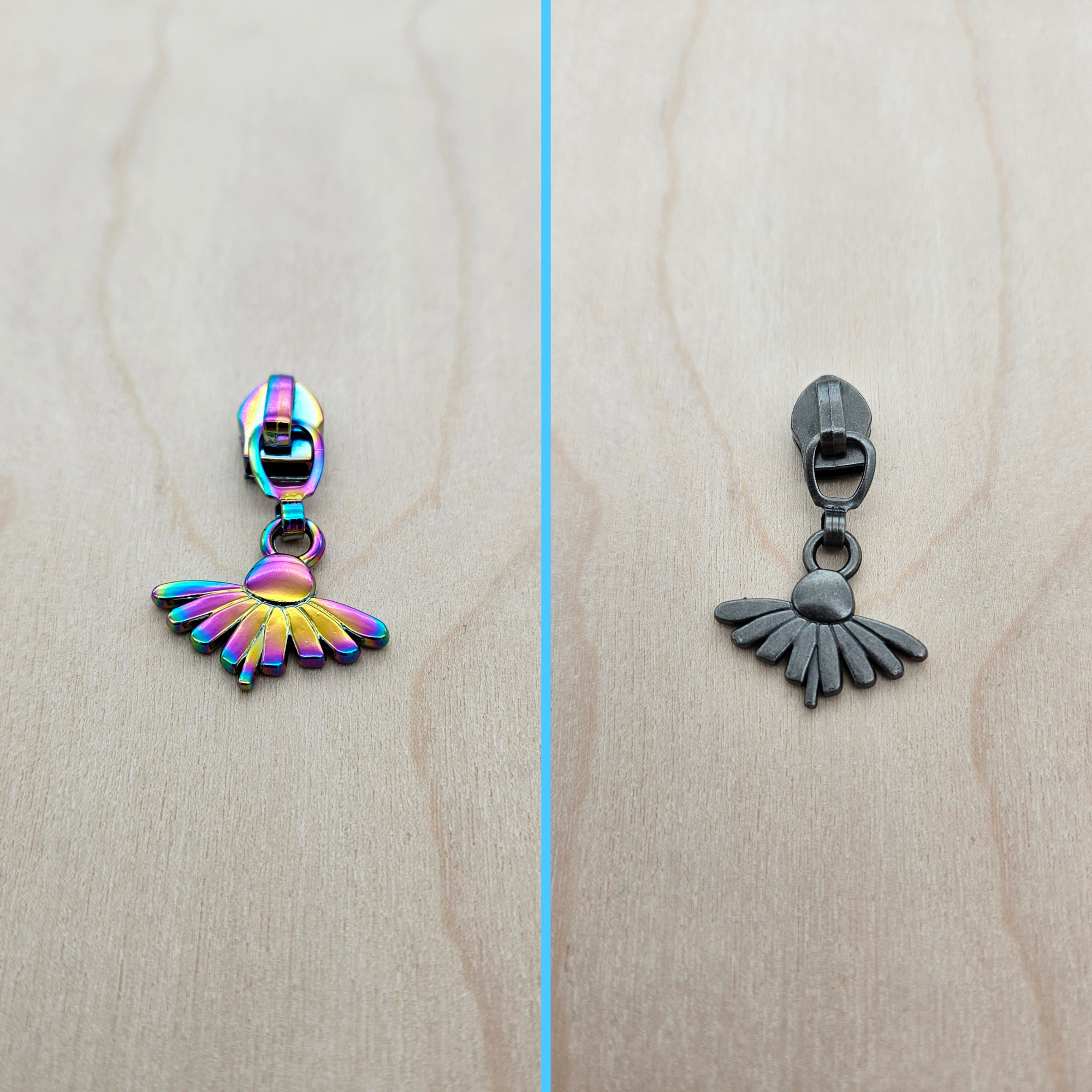 Coneflower #5 zipper pull
