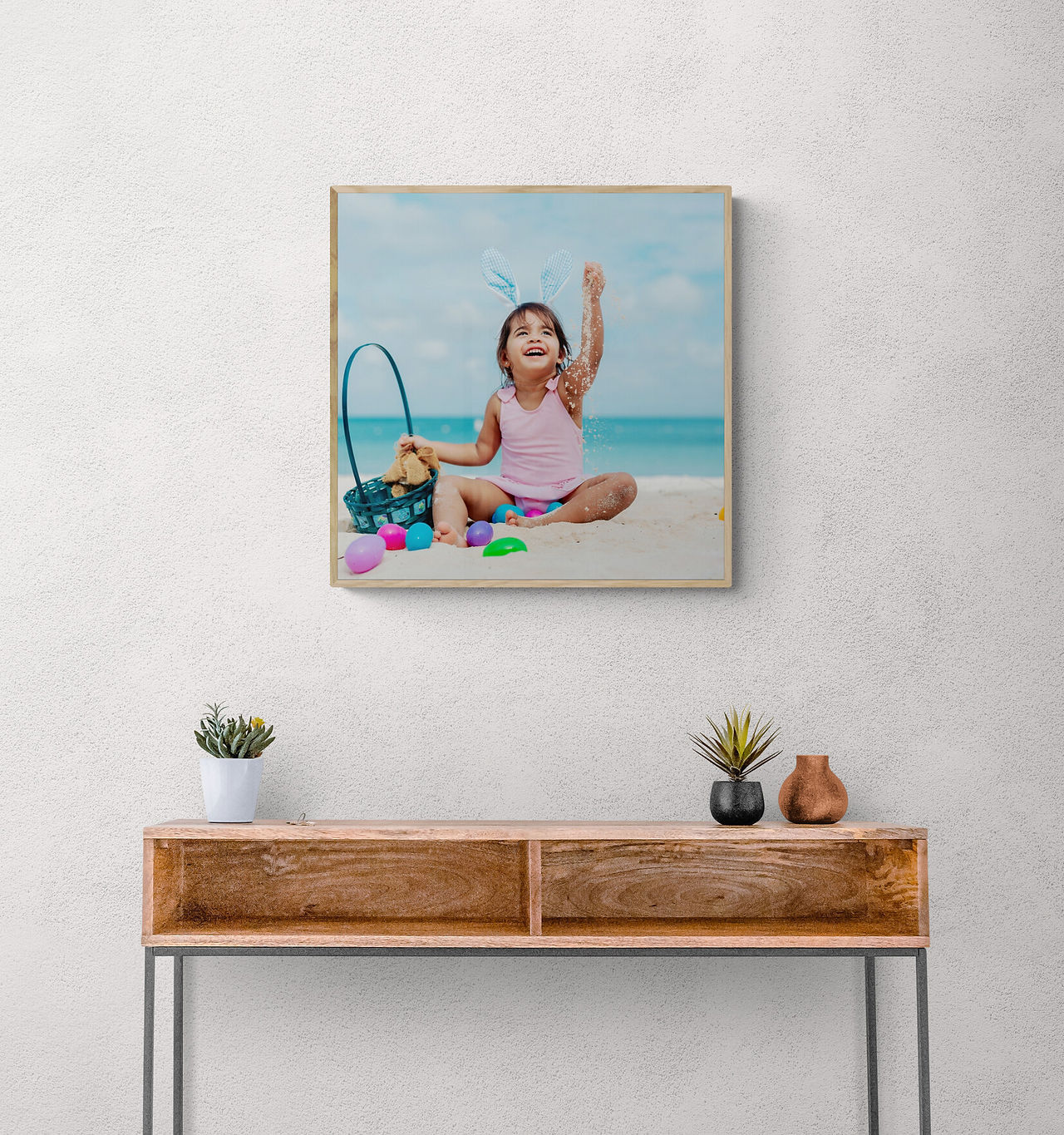 Square Framed print