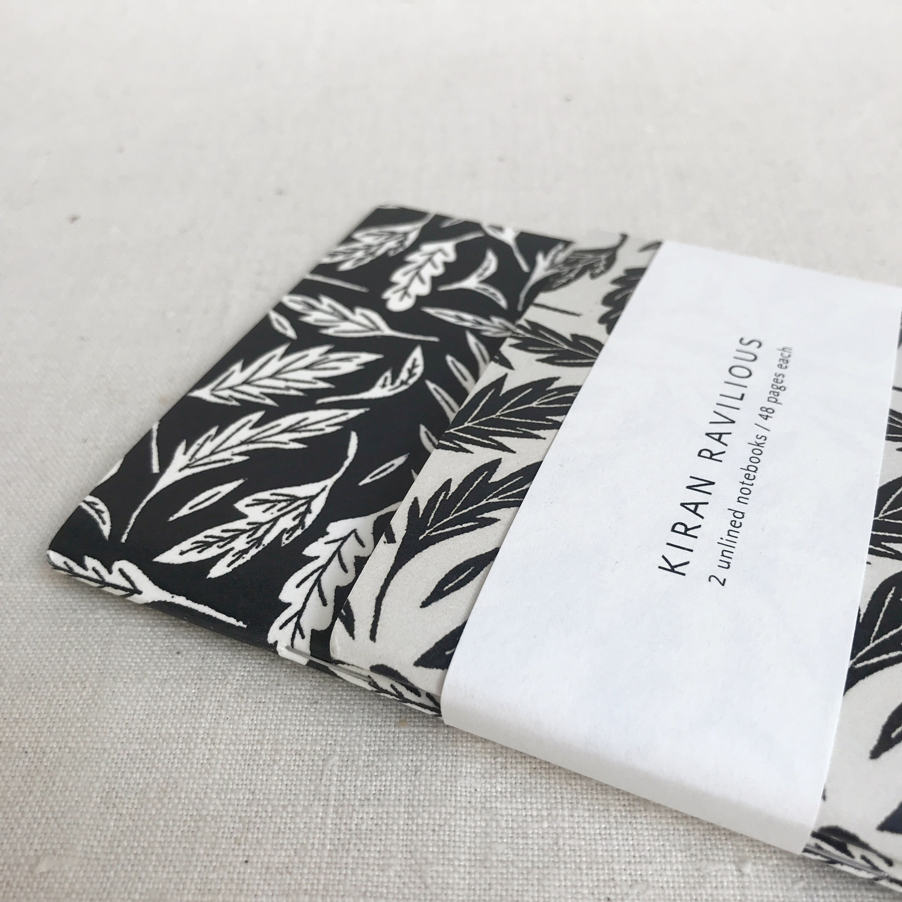 Jungle Foliage Small Notebooks x 2