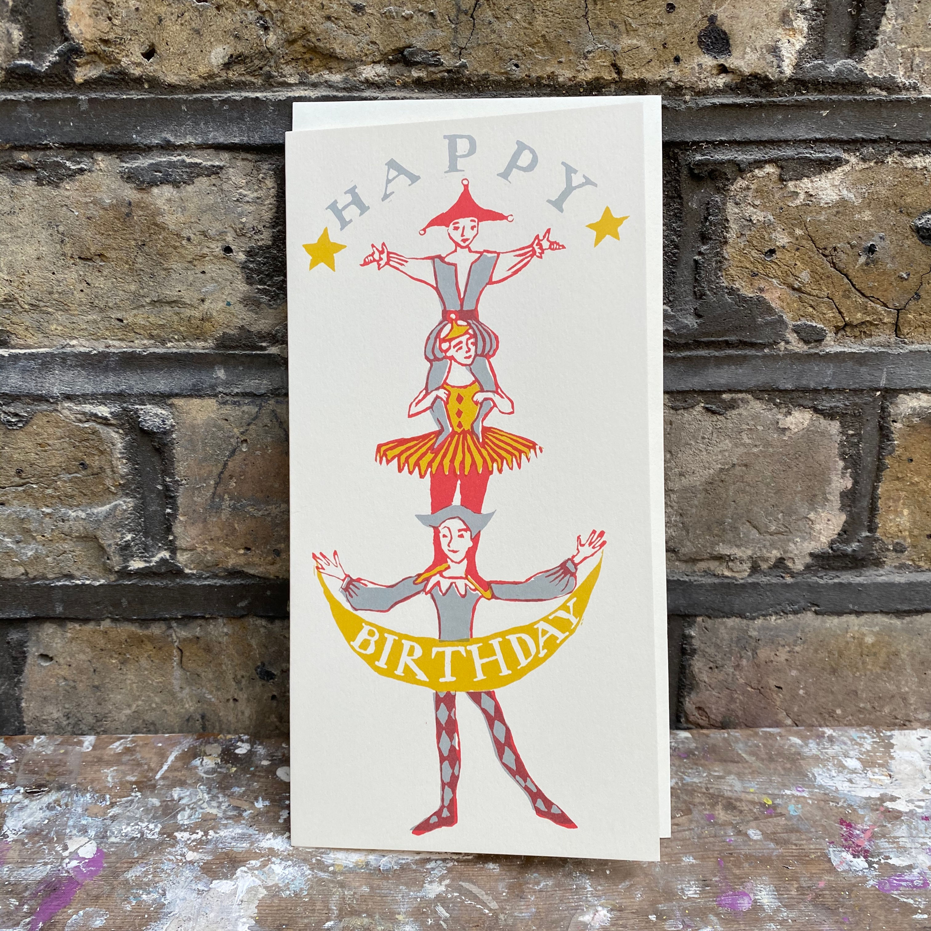 Acrobat Birthday Card