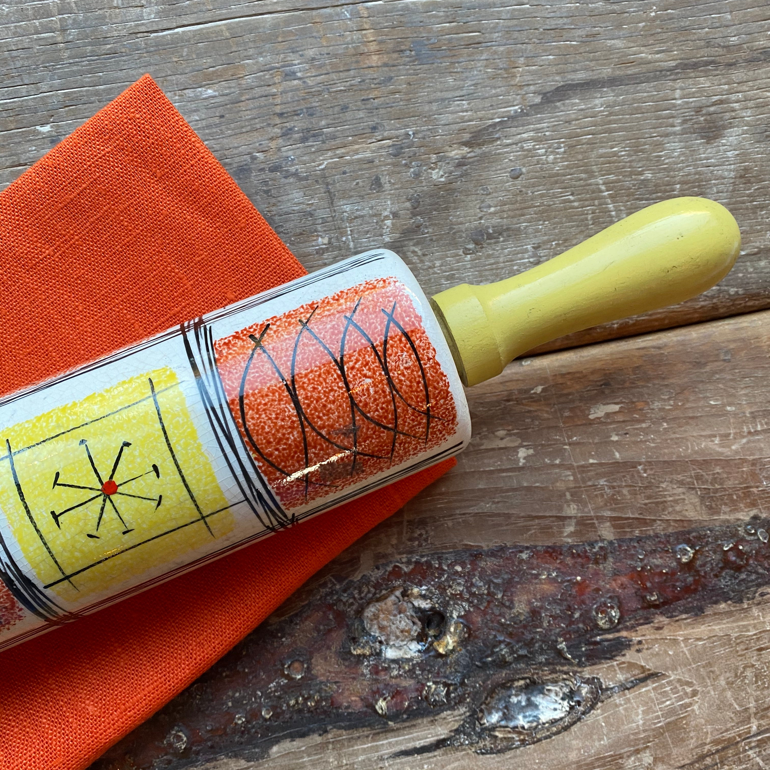 1950s Vintage Rare Rolling Pin