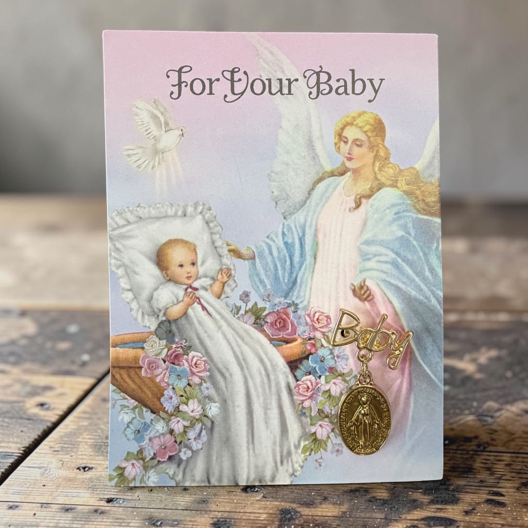 Blessed Miraculous Medal Baby Pin