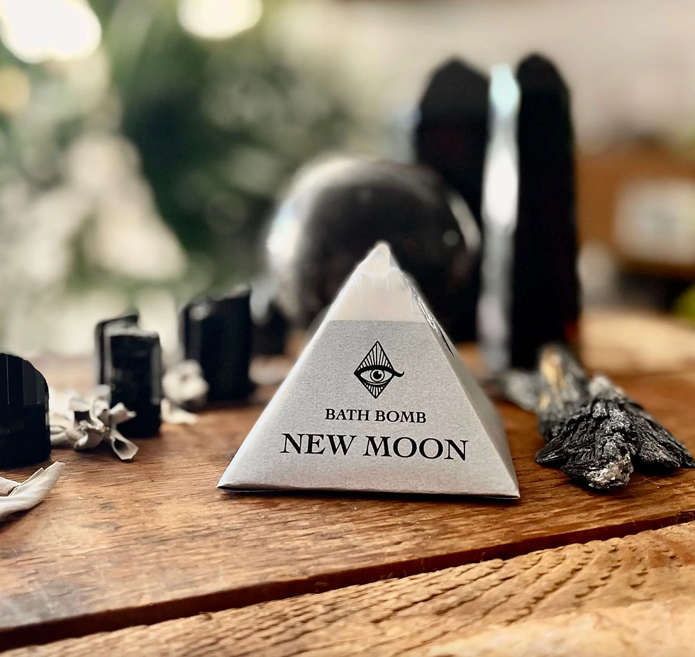 New Moon Bath Bomb - Positive Shift, Intention, Subconscious, Manifesting