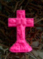 Love Conjure Cross Candle - Passion, Romance, Attraction, Soulmates, Love, Sex