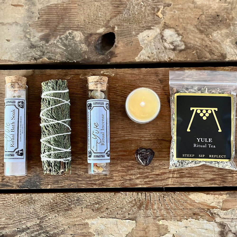 Winter/Yule Tiny Ritual Kit- Solar Energy, Balance, Renewal ...
