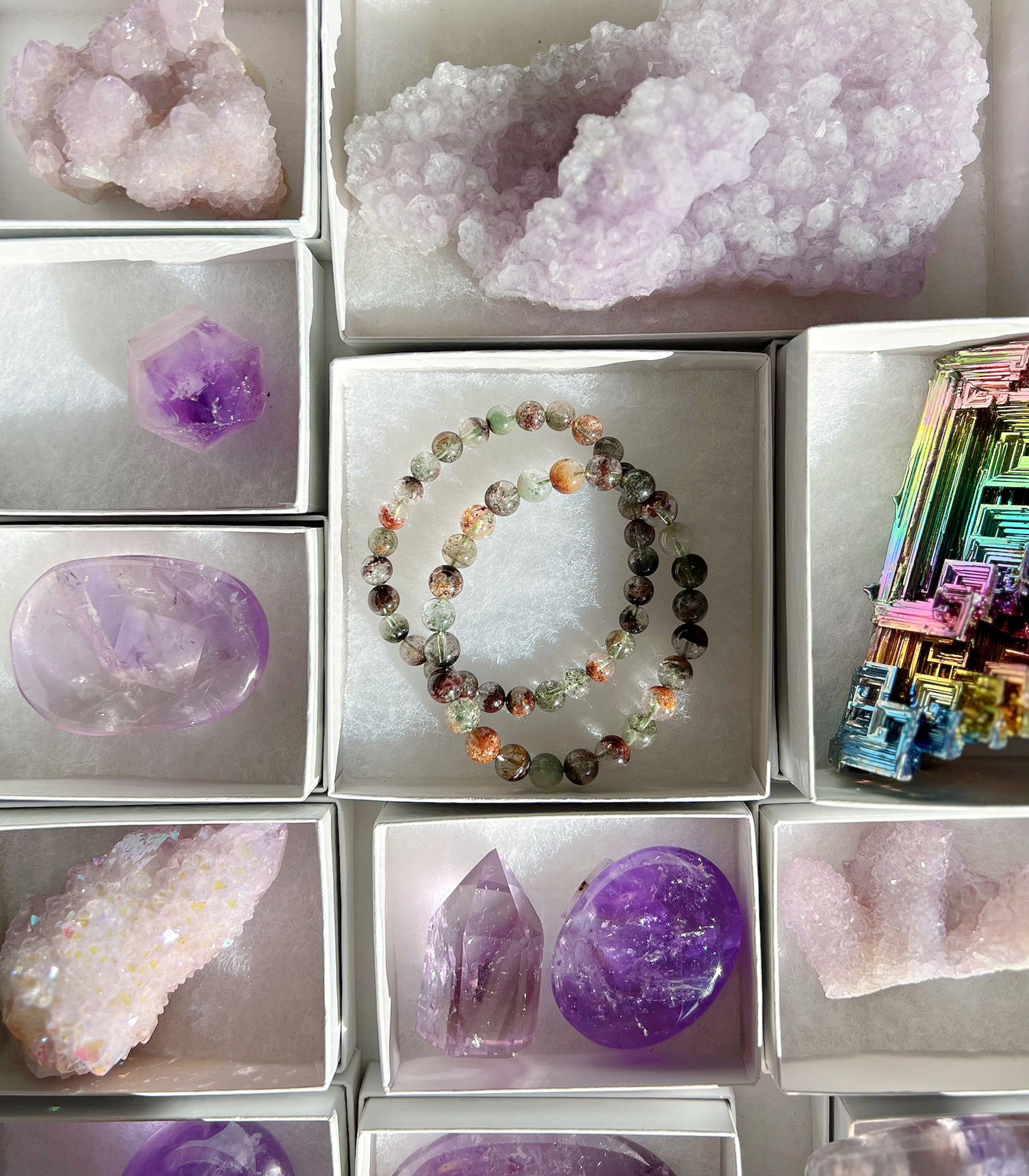 Lodolite Garden Quartz Bracelet -SMALL- Shaman’s Dream Stone