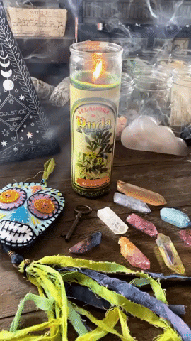 Thumbnail: Rue Fixed Ritual Candle-  “Mother of All Herbs”  Ward OFF The Plague