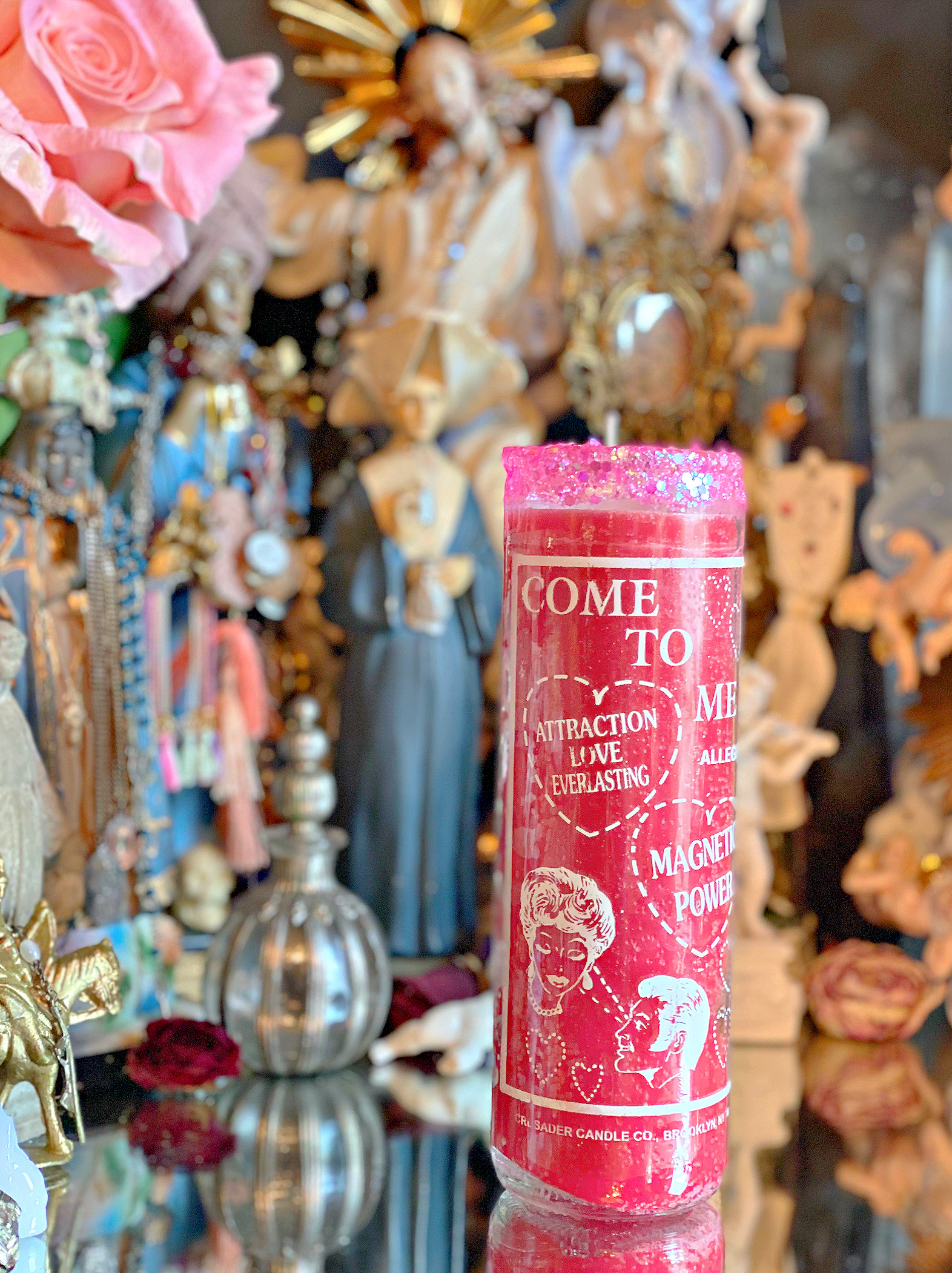 Come To Me Ritual Candle- Entice the Lover You Wish to Come Close