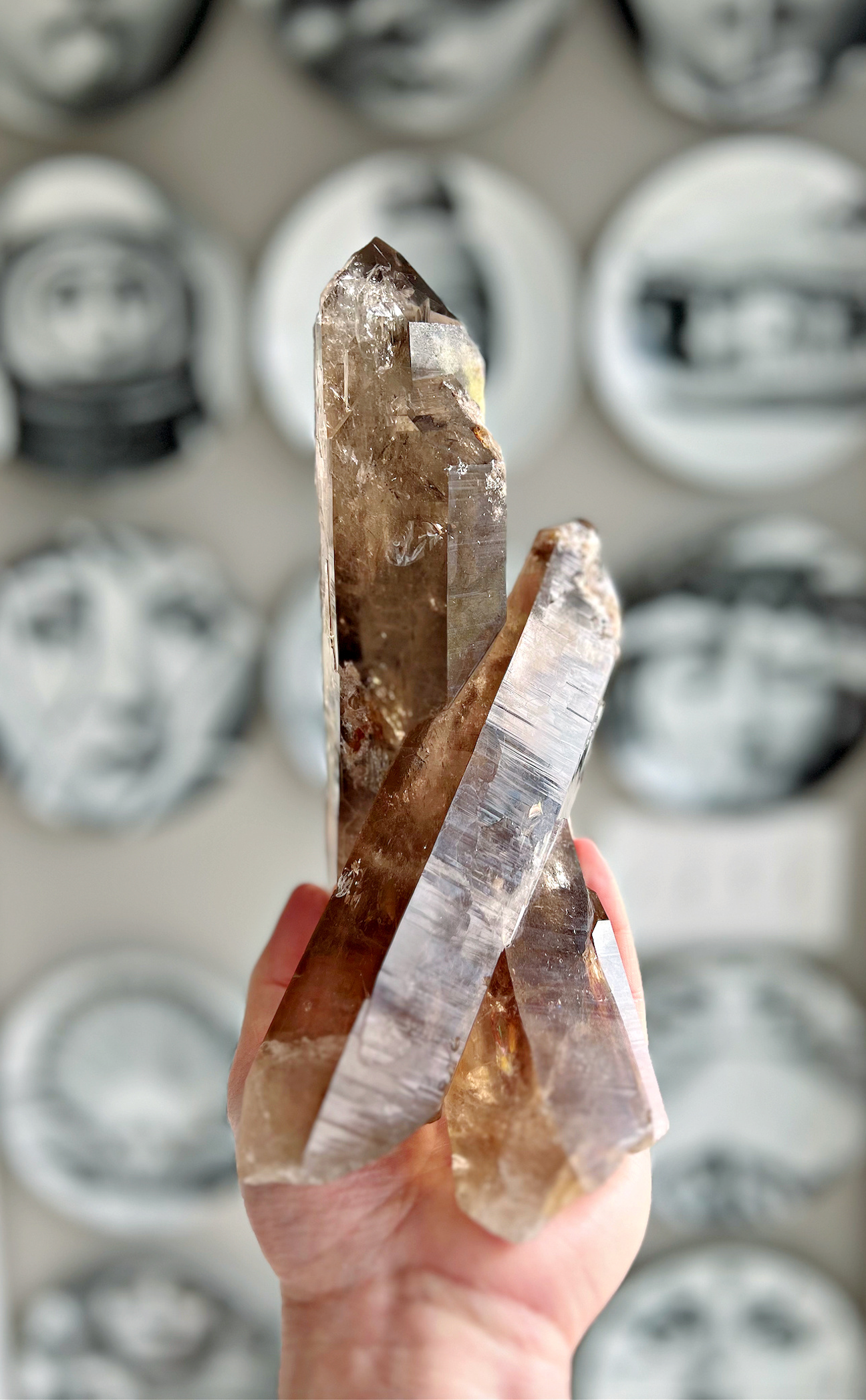 Smoky Cathedral RARE Quartz Point