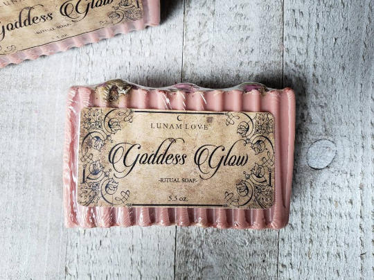 Thumbnail: Goddess GLOW Ritual Beauty Bar - Rose Kaolin Clay <3