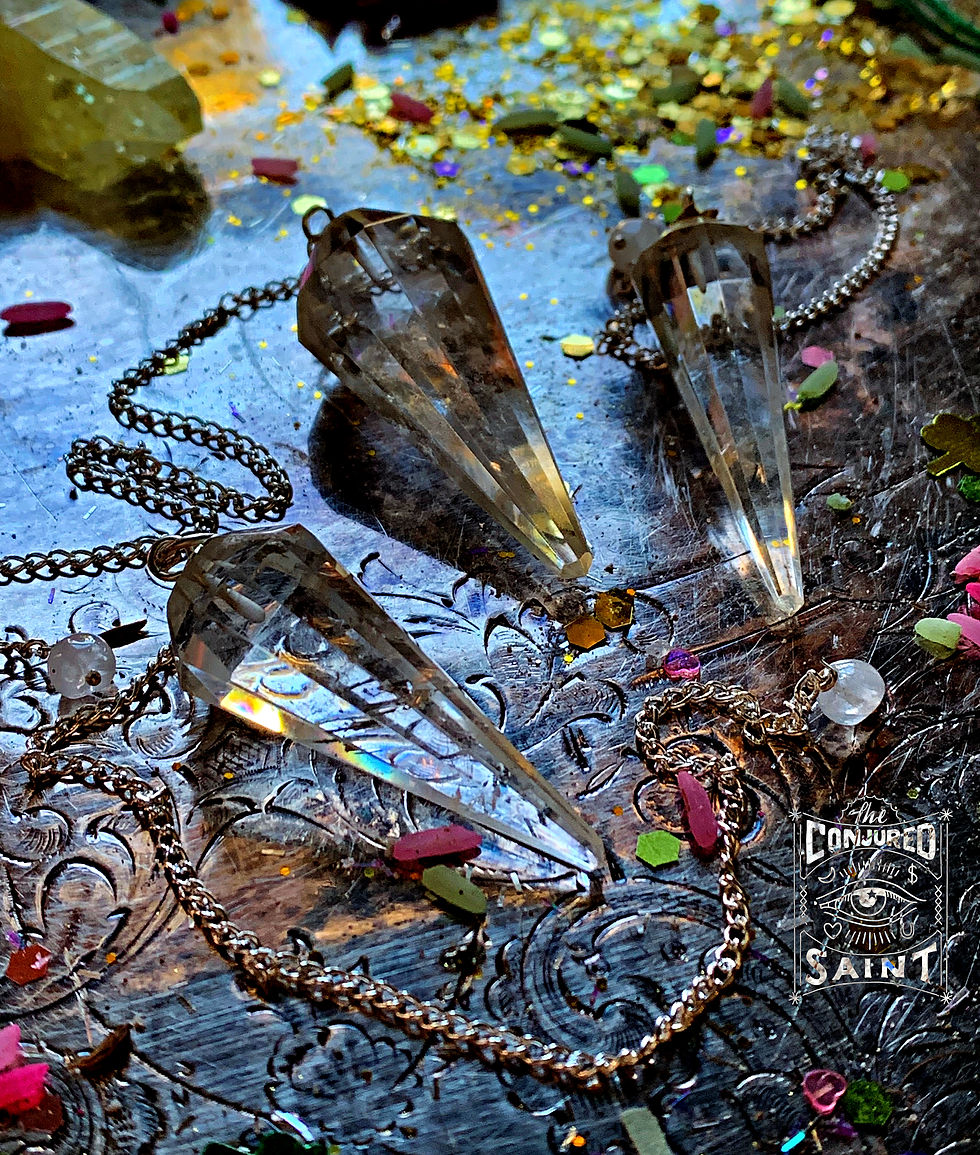 Crystal Quartz Point Pendulum- Ultimate Power Stone