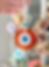 Orange Open Road Evil Eye Talisman- Protecting As You Prosper & Achieve Wealth