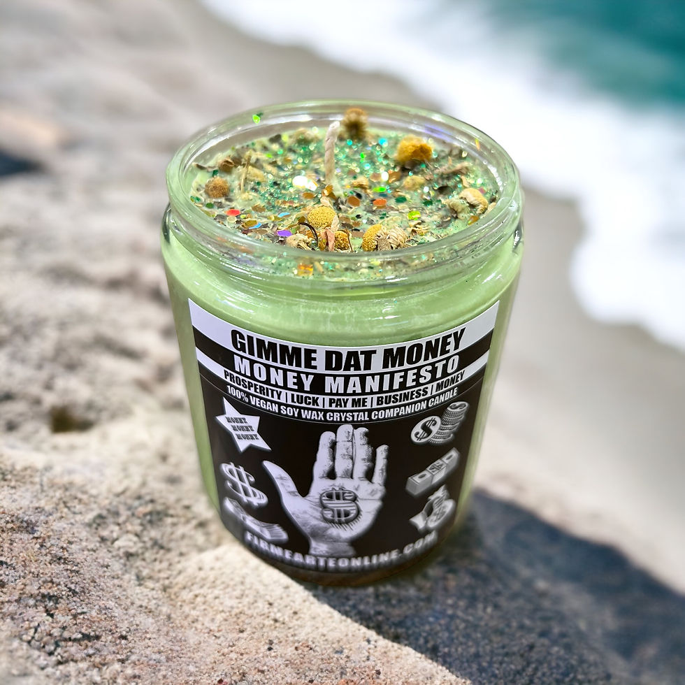 Gimme Dat Money | Money Manifesto Candle - Prosperity | PAY ME | Success | $$$
