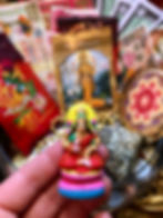 Laxmi Goddess of Fortune Miniature Statuette- Changes Money Related Problems