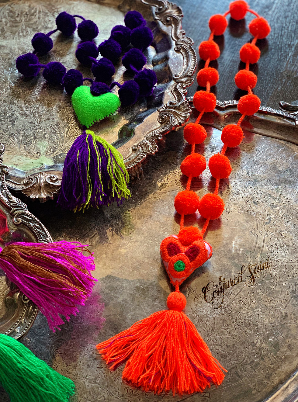 Thumbnail: Unique Colorful Pompons Door/ Home Good Juju Accent