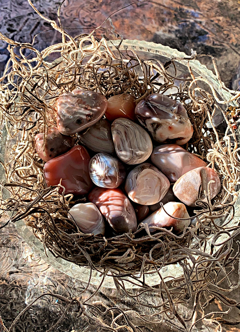 Thumbnail: Botswana Pink Agate Ritual Crystal- Health, Prosperity and Longevity