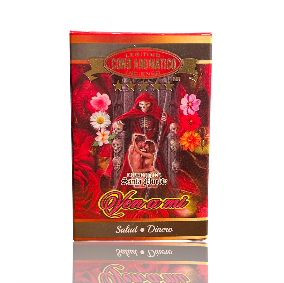 Santa Muerte Ven A Mi Incense Cones – Attraction Rituals for Inviting Love