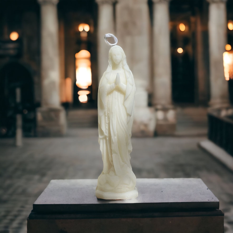 Blessed Mother Mary Ritual Image Candle - Graces, Blessings, Love